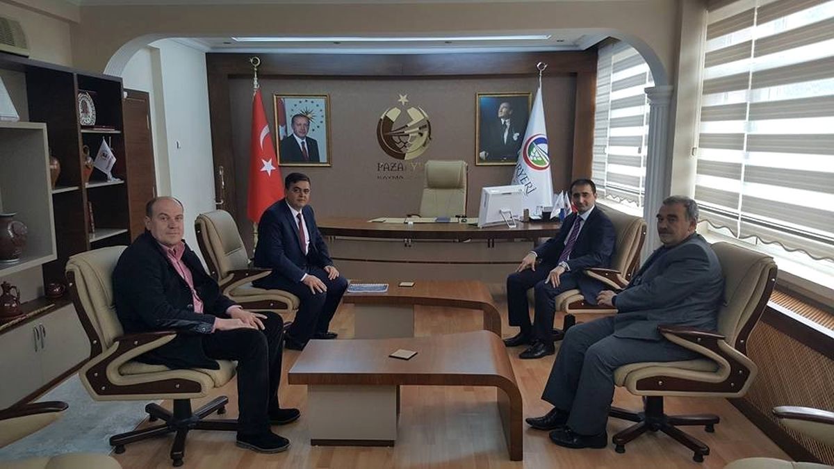Pazaryeri Kaymakamı Sağır Başkan Yalçın\'ı Kabul Etti