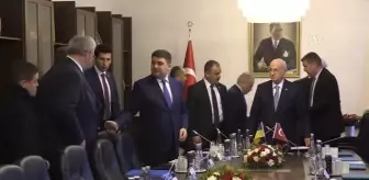 TBMM Başkanı Kahraman, Ukrayna Başbakanı Groysman'ı Kabul Etti