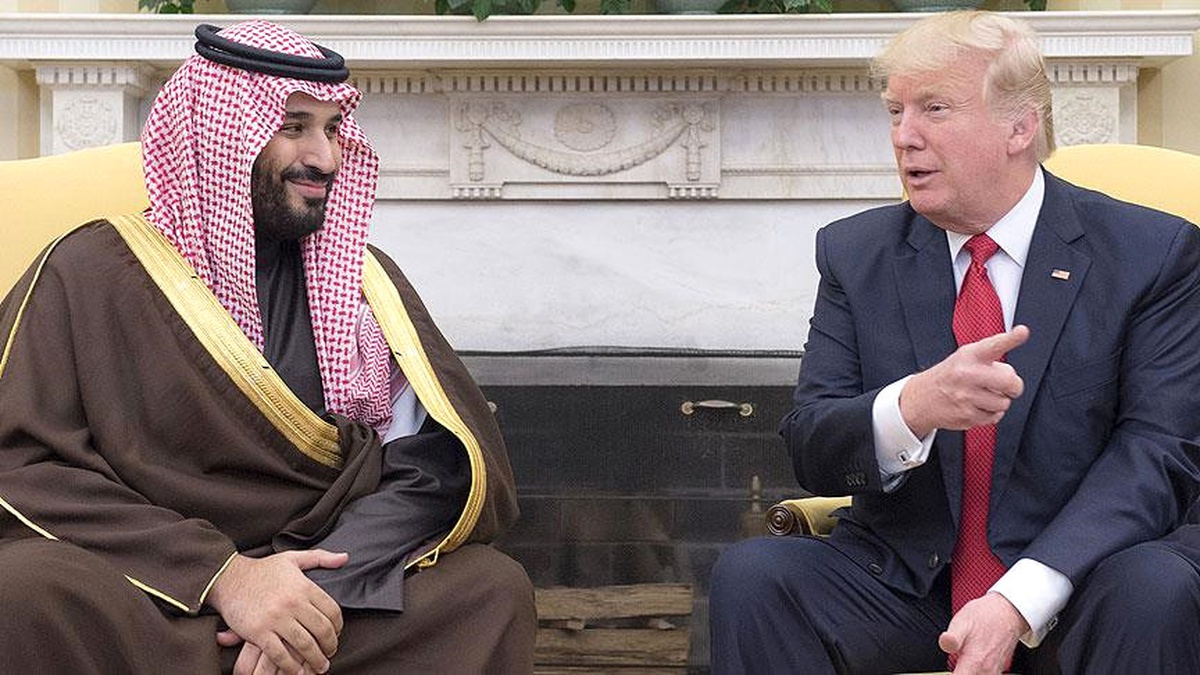 Trump, Suudi Arabistan İkinci Veliaht Prensi ile Görüştü