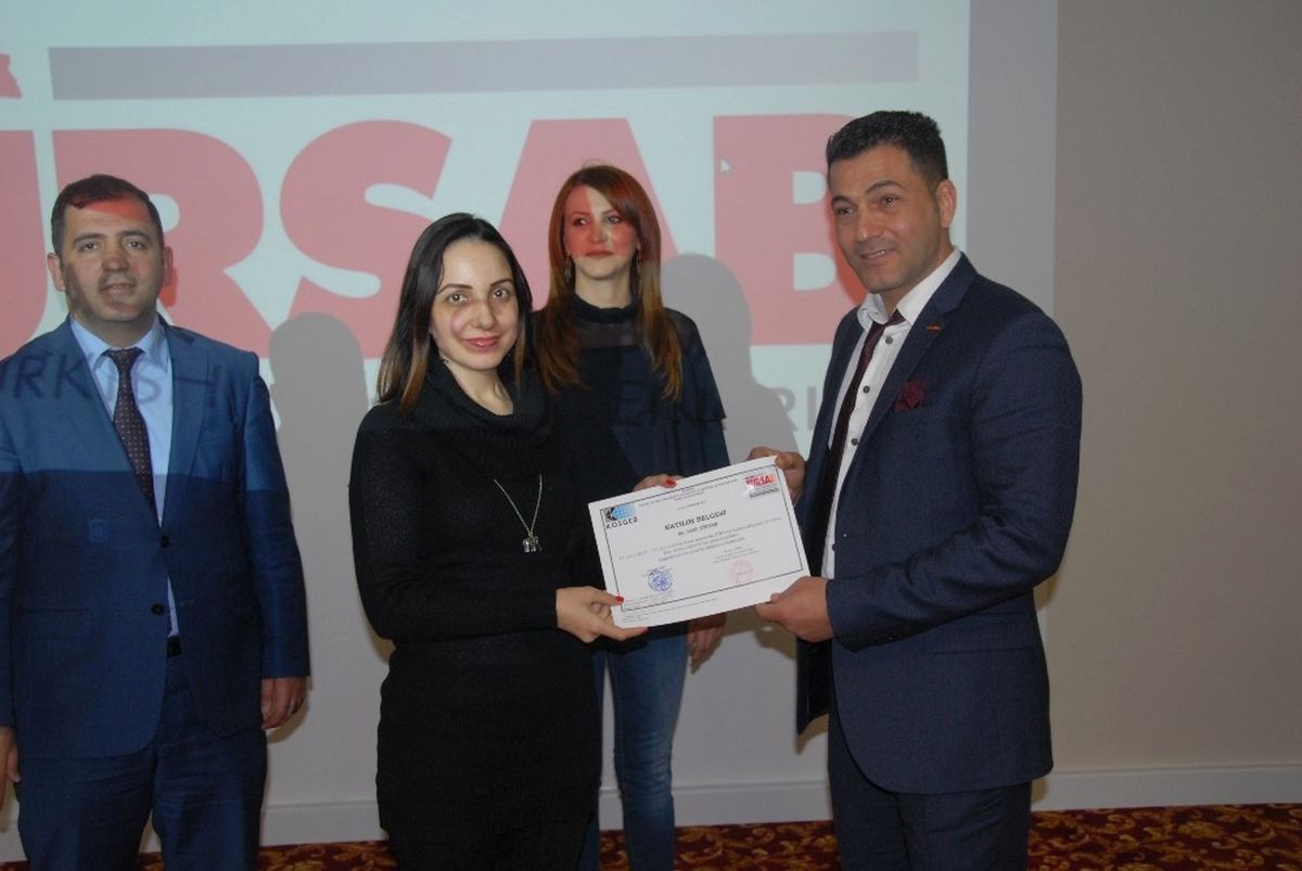 Türsab Adana Byk\'dan 60 Girişimciye Sertifika