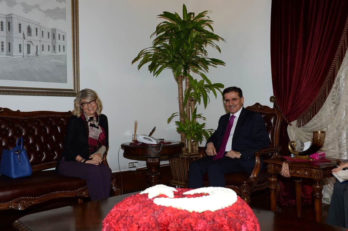 Vali Topaca, Portekiz\'in Ankara Büyükelçisi\'ni Kabul Etti