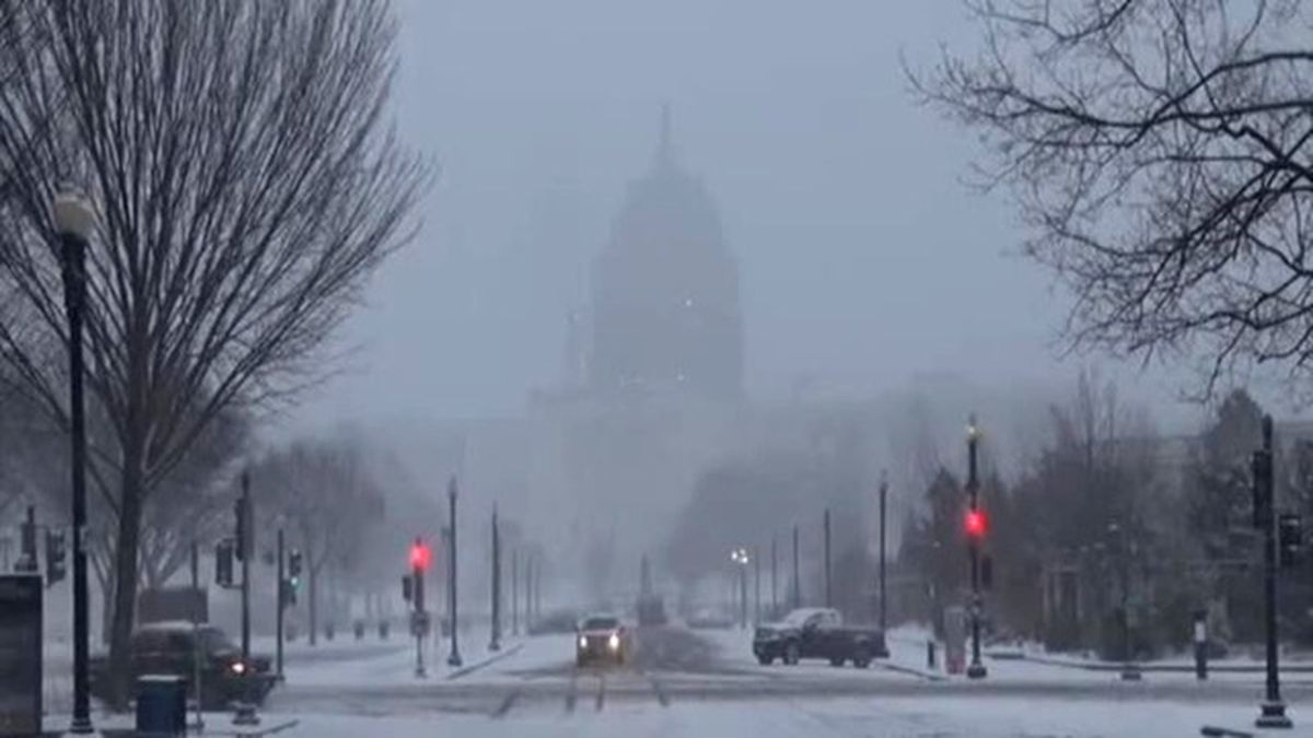 Washington\'da Kar Fırtınası