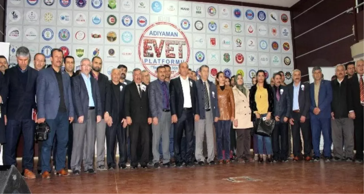 Adıyaman\'da Referandumda "Evet" Platformu