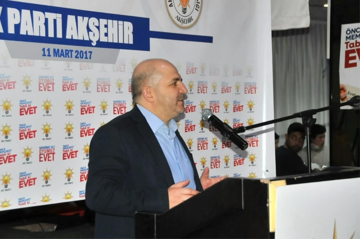 Ak Partili Baloğlu, Akşehir\'de Referandum Çalışmalarına Katıldı
