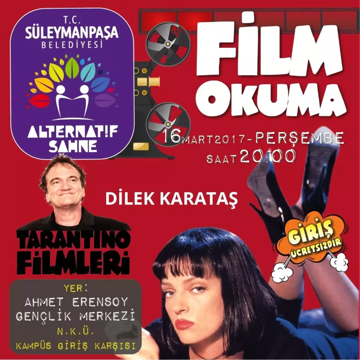 Alternatif Sahne\'de \'Tarantino\' Rüzgarı Esecek