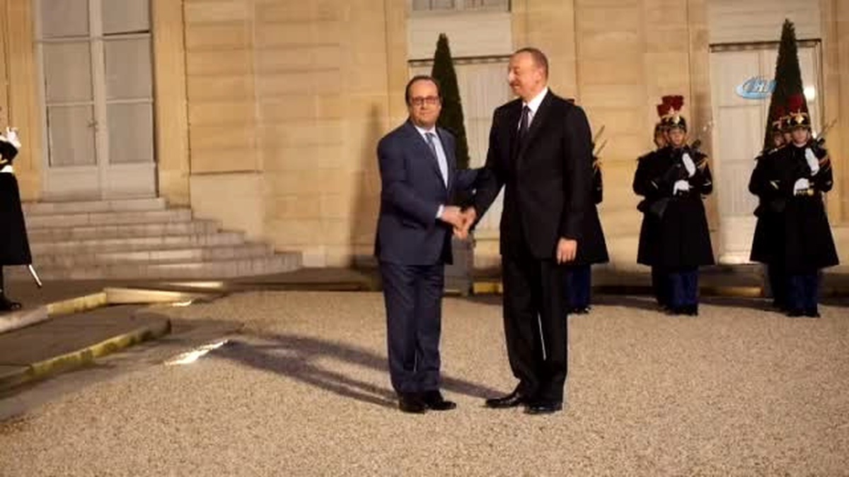 Azerbaycan Cumhurbaşkanı Aliyev\'in Paris Temasları