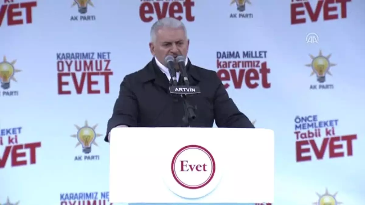 Başbakan Yıldırım: "Sınıfında Dünyanın 6\'ncı Büyük Barajı Olan Deriner Barajı\'nı Yapıp Hizmete...