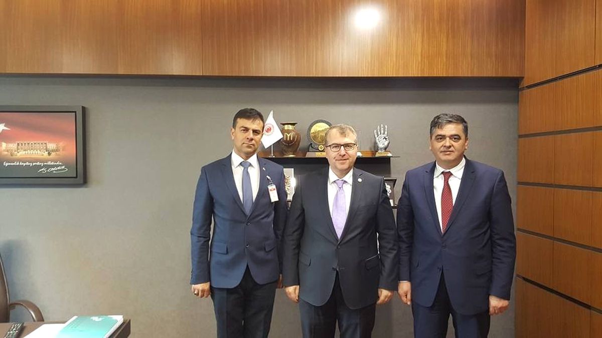 Başkan Yalçın\'dan AK Parti Milletvekili Eldemir\'e Davet