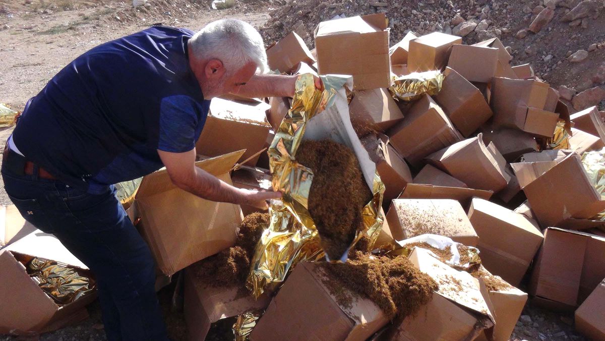 Denizli\'de 700 Bin Paket Kaçak Sigara İmha Edildi