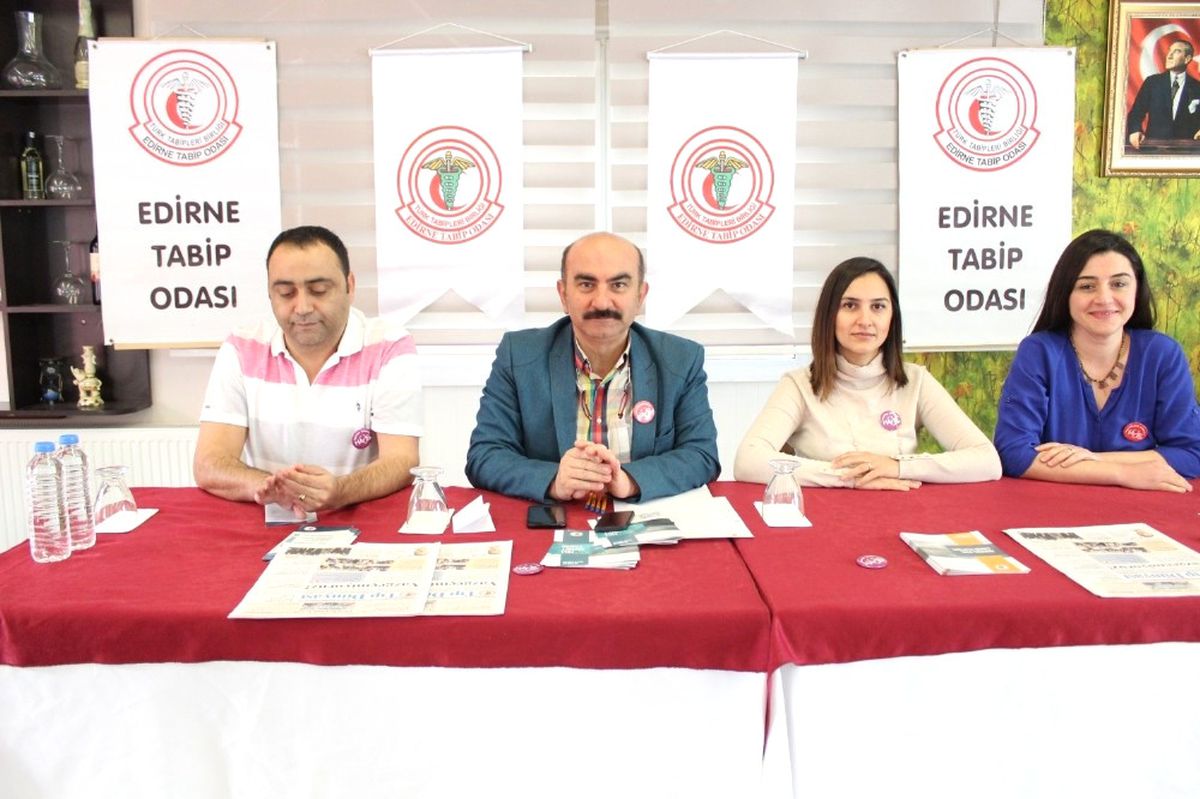 Edirne Tabip Odası Başkanı Dr. Tanrıkulu: "Hasta ve Hasta Yakınları Bizlere Güvenmiyor"