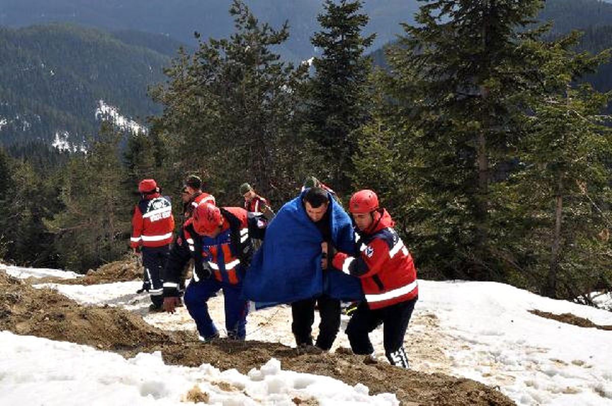 Ilgaz\'da Helikopter Kazalı Arama Kurtarma Tatbikatı