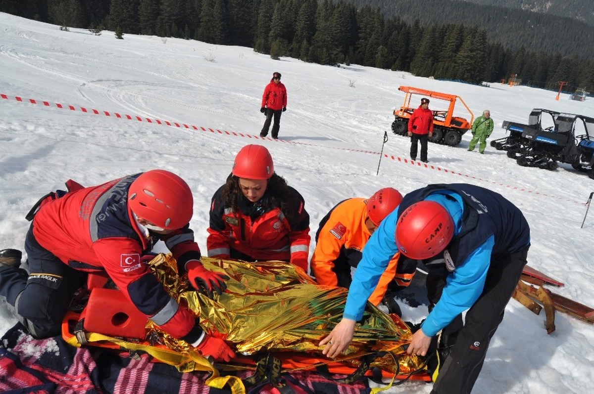 Ilgaz Dağı\'nda \'Kış Kurtarma Tatbikatı\' Yapıldı