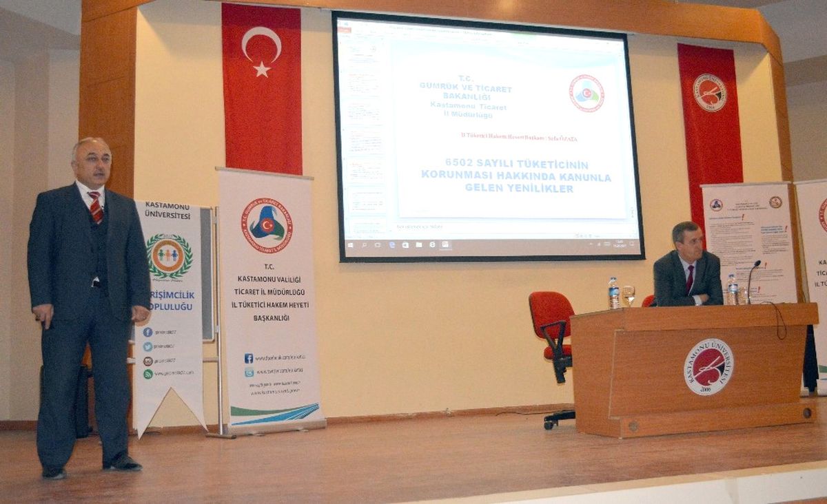Kastamonu\'da \'Tüketici Hakları\' Konulu Konferans Verildi