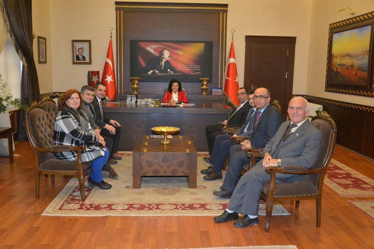 Kırklareli Valisi Civelek\'e Ziyaret
