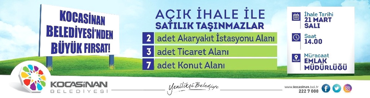 Kocasinan Belediyesinden Büyük Fırsat