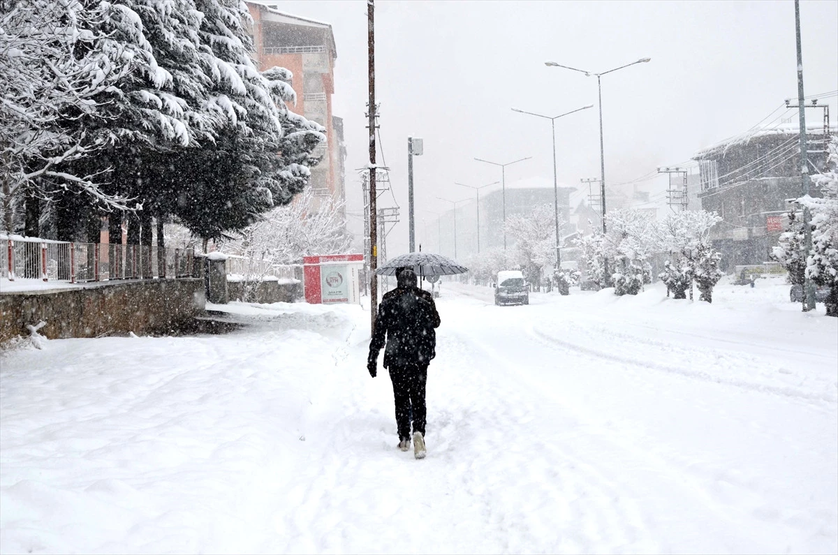 Malatya\'daki Kar Yağışı