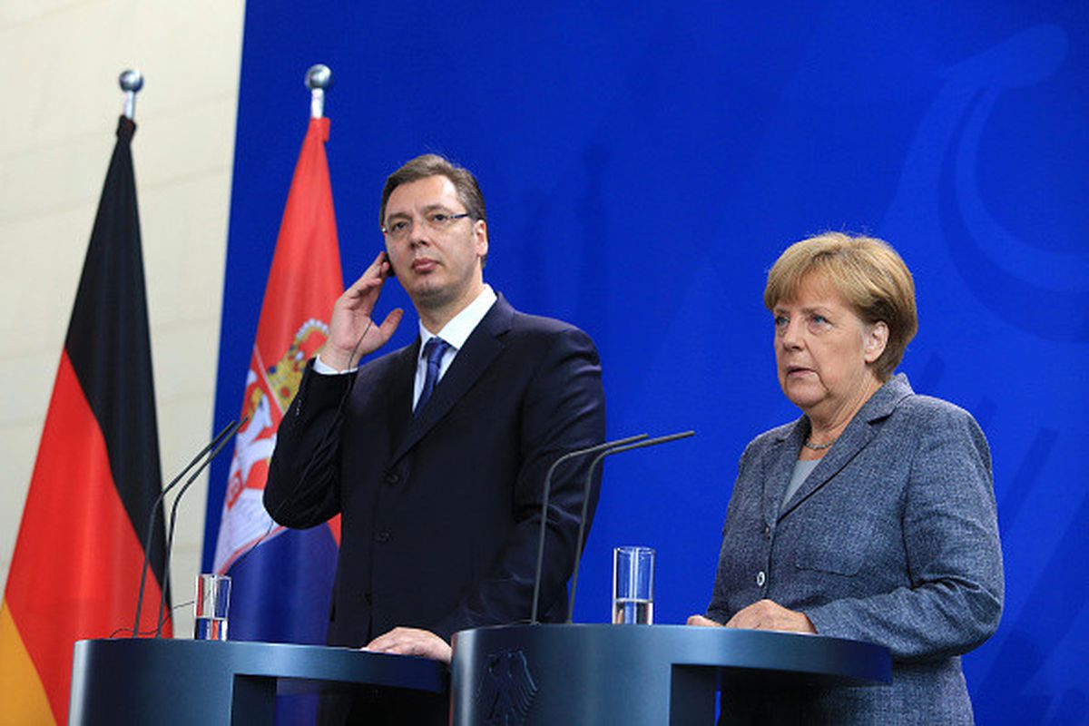 Merkel-Vucic Görüşmesi