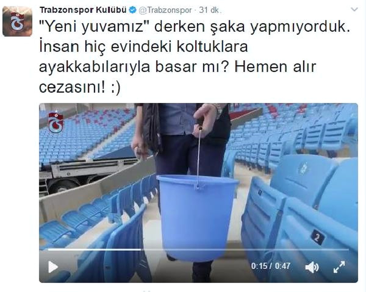 Trabzonspor\'dan Taraftara Koltuk Silme Cezası