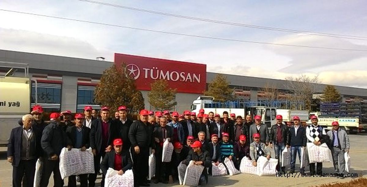 Tümosan, Amasyalı Çiftçileri Ağırladı
