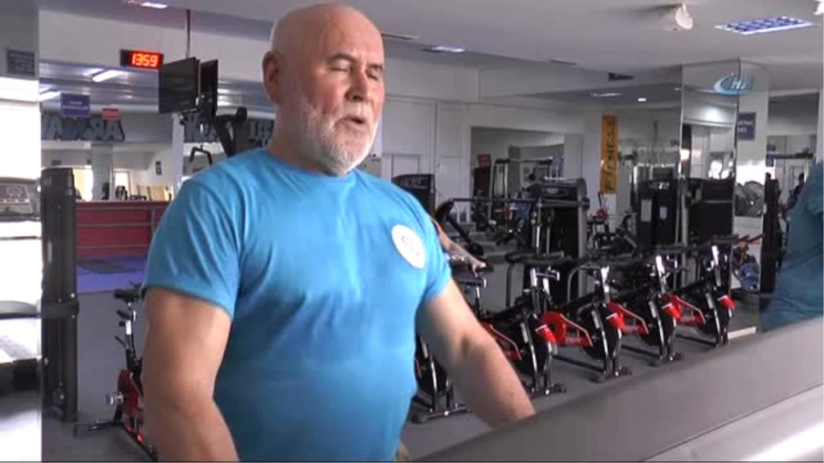 70 Yaşındaki Ruhi Dede Türkiye Vücut Geliştirme Şampiyonası\'na Hazırlanıyor