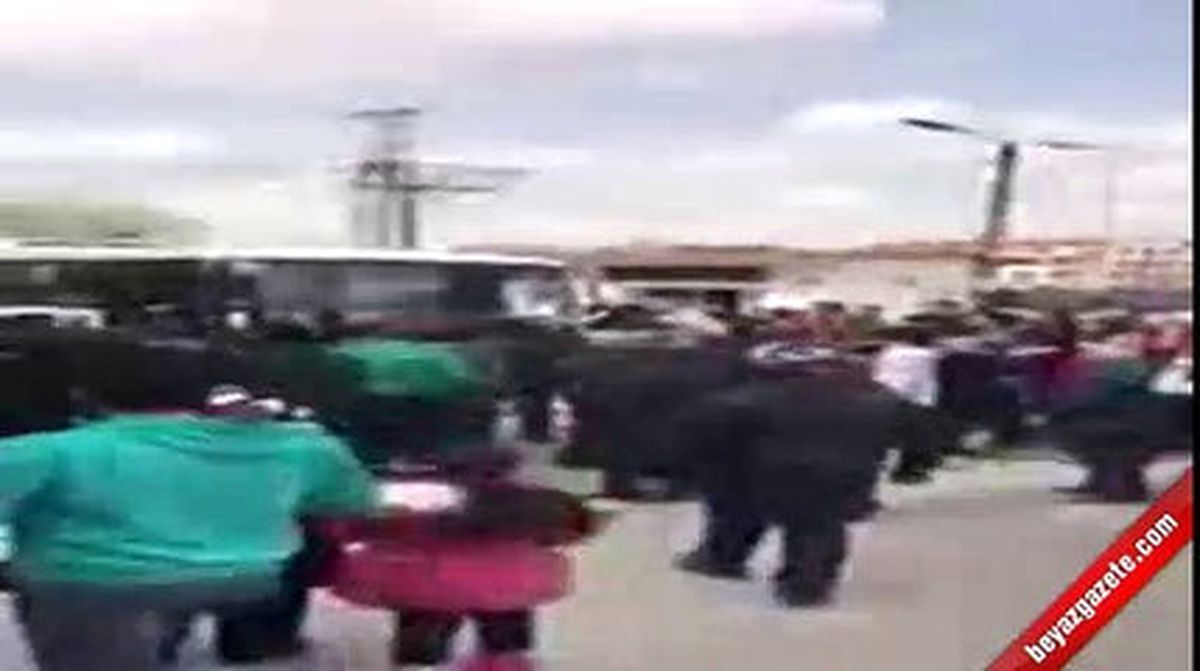 Ankara Etimesgut\'ta Otobüs Kazası! Şoföre Linç Girişimi