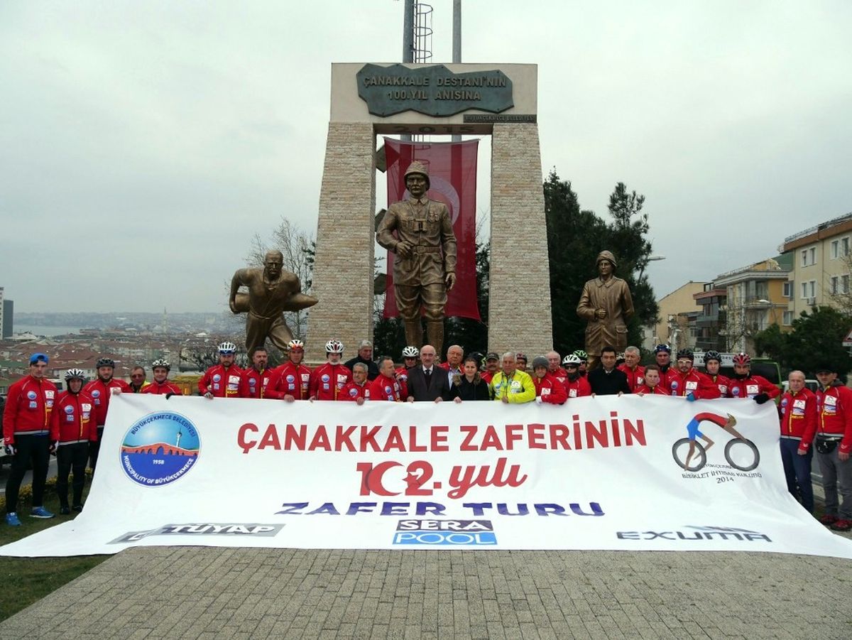 Büyükçekmece\'den Çanakkale\'ye Zafer Turu