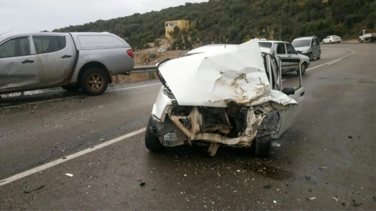 Demre\'de Trafik Kazası: 1 Yaralı