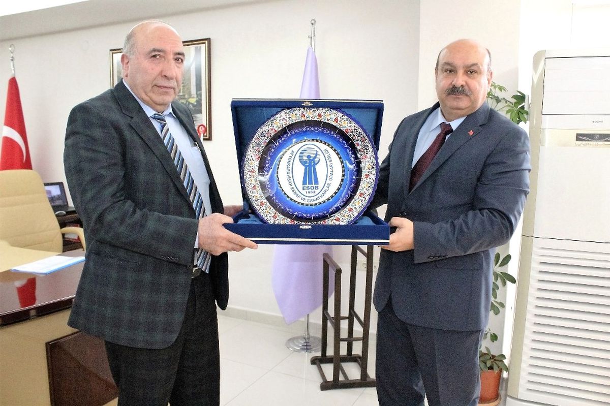 Esob Başkanı Konak, AB Proje Ortağı Karanfil\'i Ağırladı