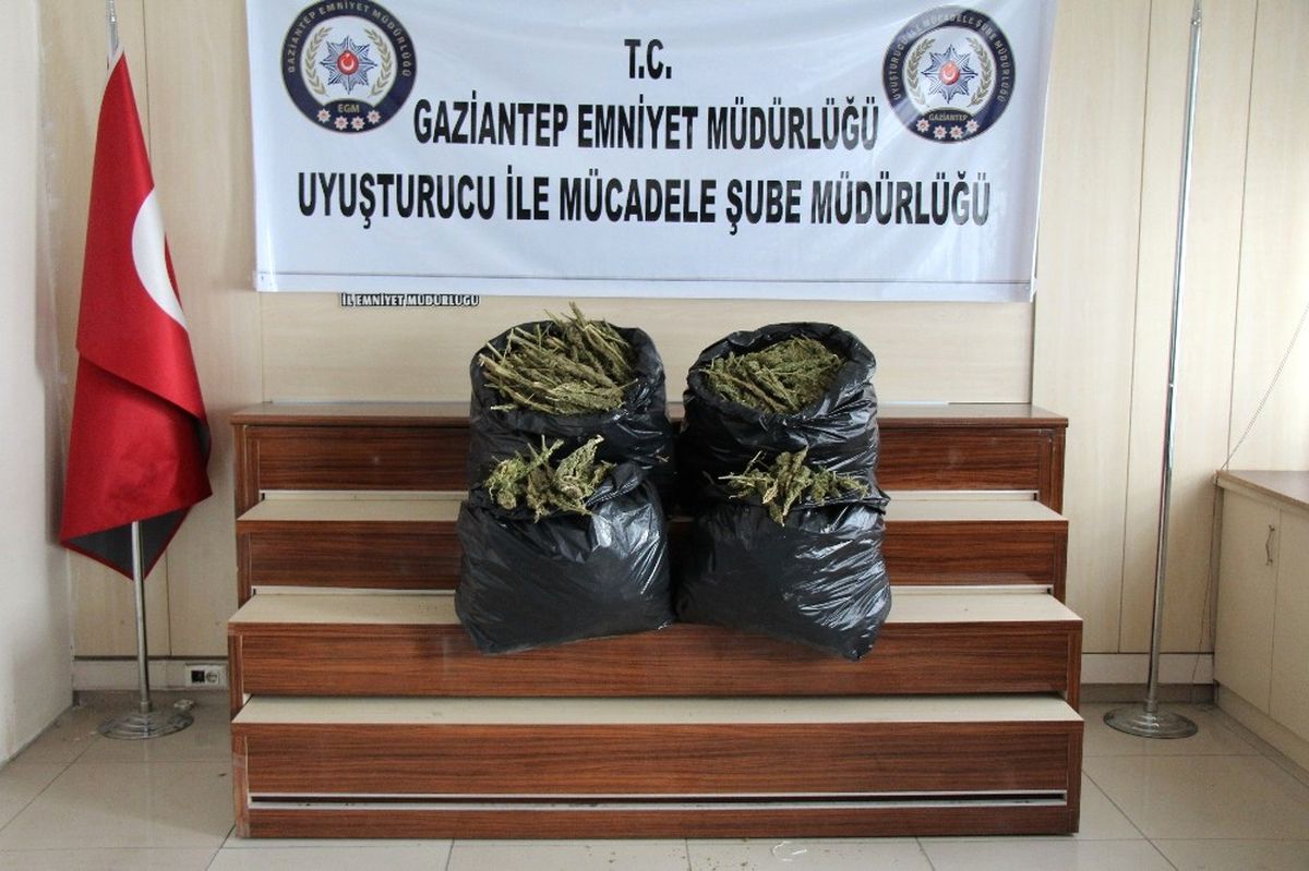 Gaziantep\'te 35 Kilogram Uyuşturucu Ele Geçirildi