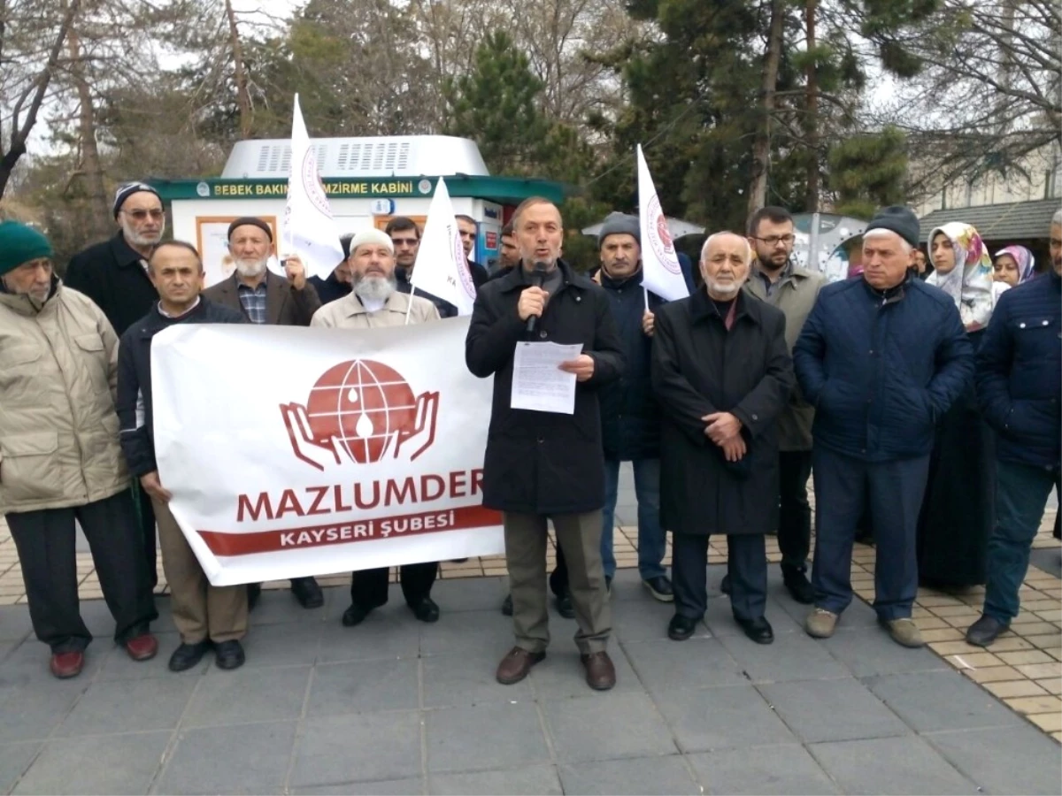 Mazlumder Kayseri Şube Başkanı Mehmet Yakut Açıklaması