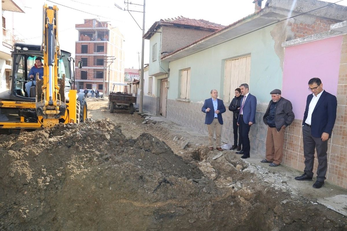 Yiğitler\'de Doğalgaz Sonrası Üstyapı Çalışmaları