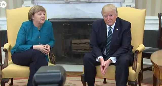 ABD Başkanı Trump Almanya Başbakanı Merkel’i Dünyaya Rezil Etti Son