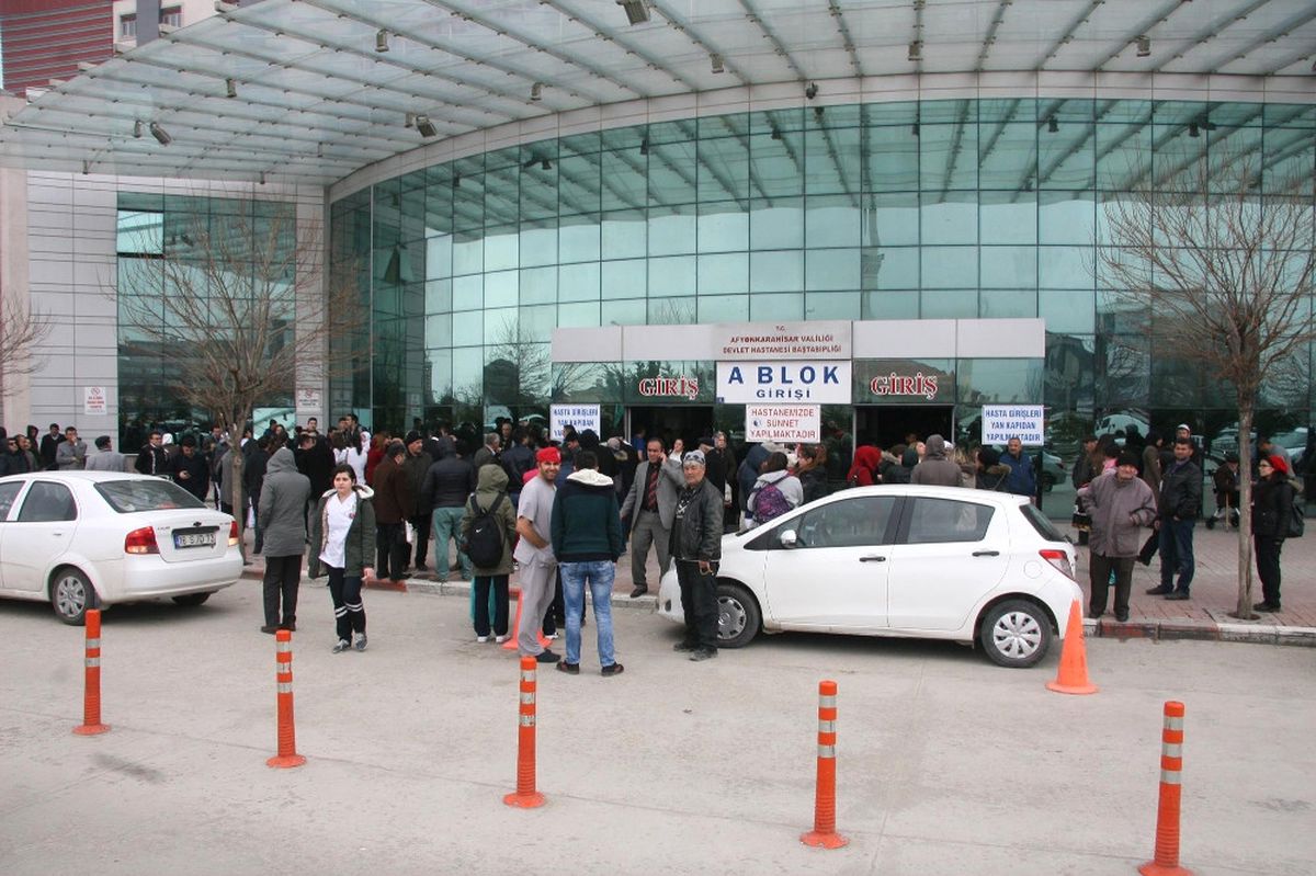 Afyonkarahisar Devlet Hastanesinde Yangın Paniği