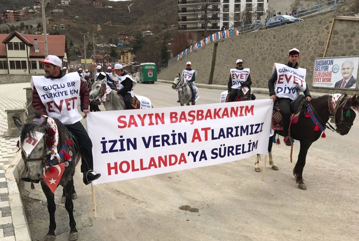 Başbakan Yıldırım\'a Gümüşhane\'de Atlı Karşılama