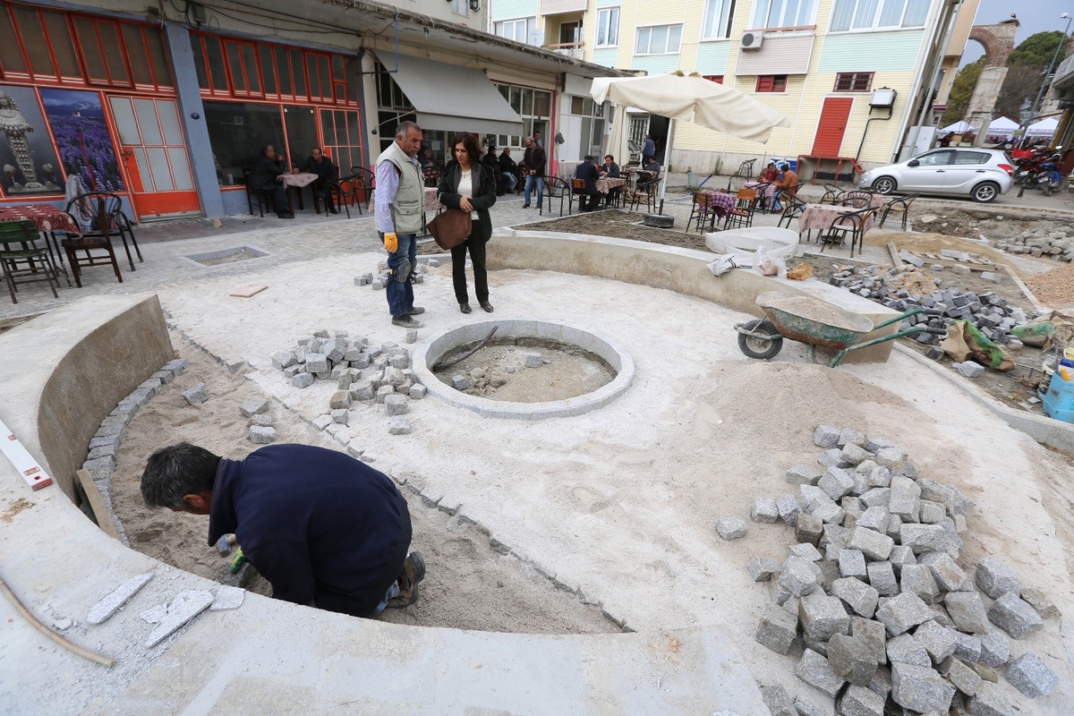 Belediye olanaklarıyla yapılan parkta sona gelindi