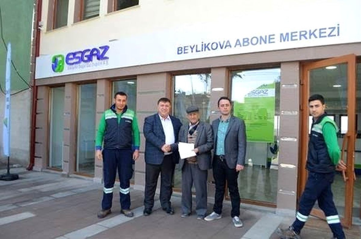 Beylikova Doğal Gaz Abonelikleri Başladı