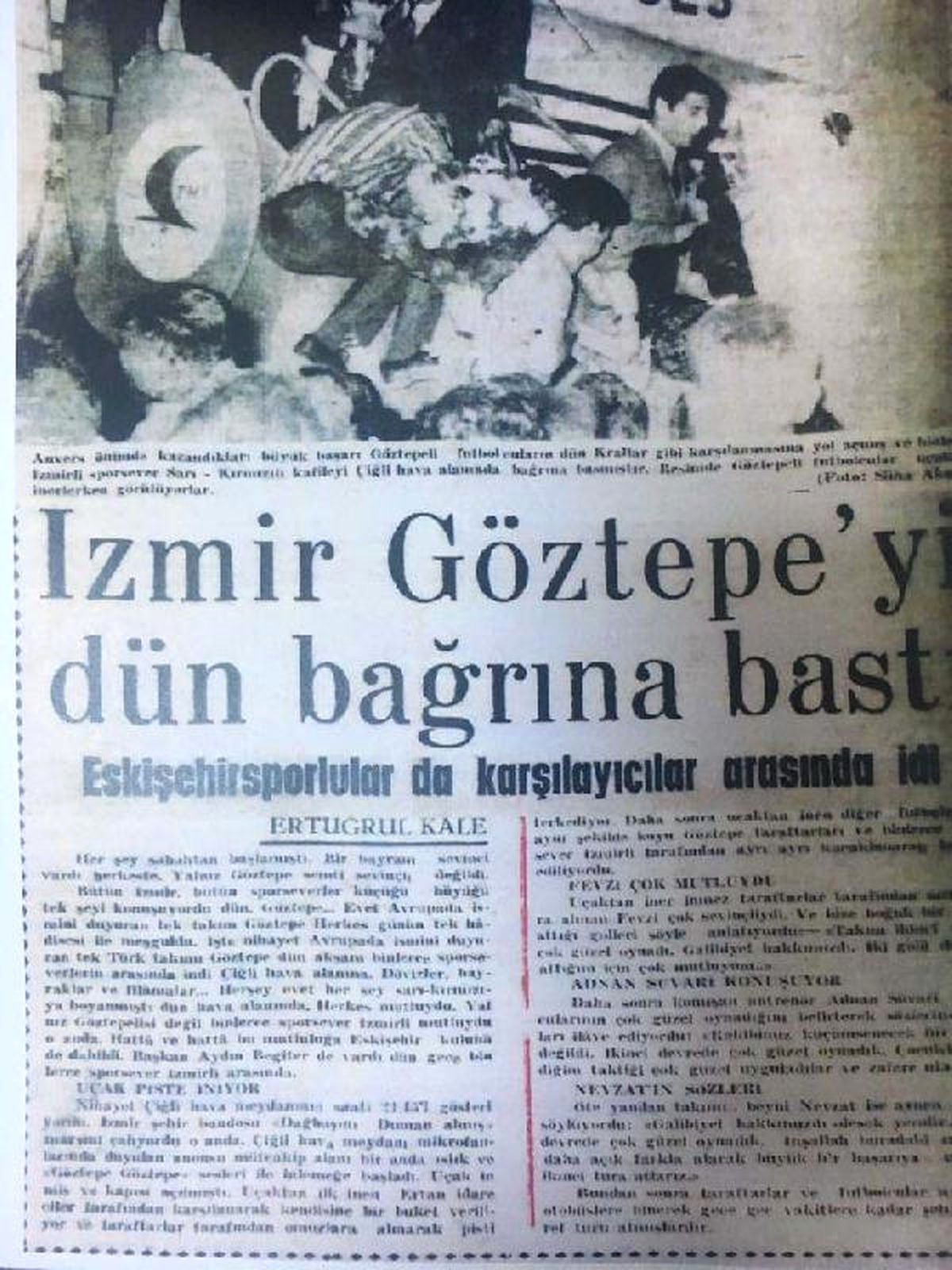 Göztepe: "Kazanan Dostluk Olacak"