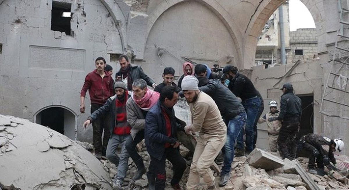 Halep\'te Camiye Hava Saldırısı: 58 Ölü