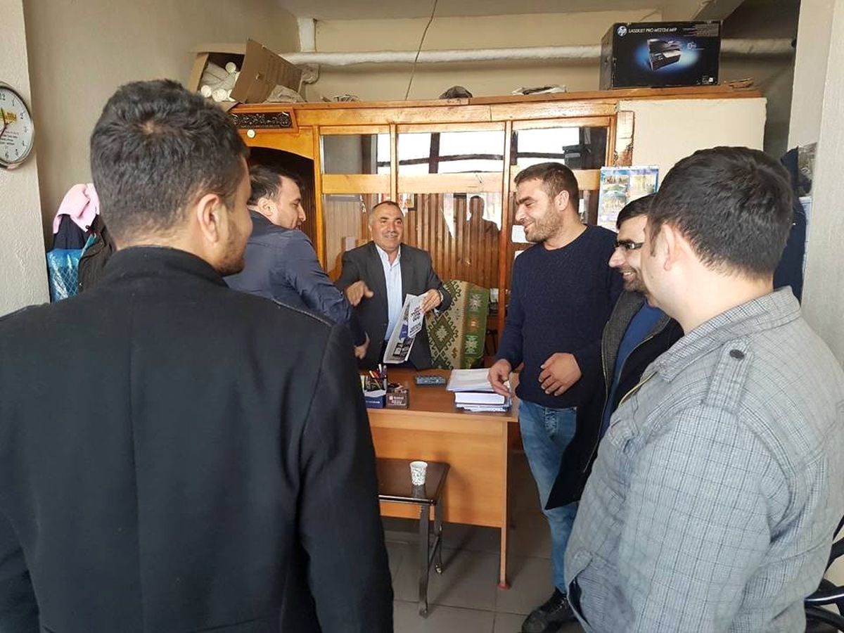 Malazgirt\'te Referandum Çalışması