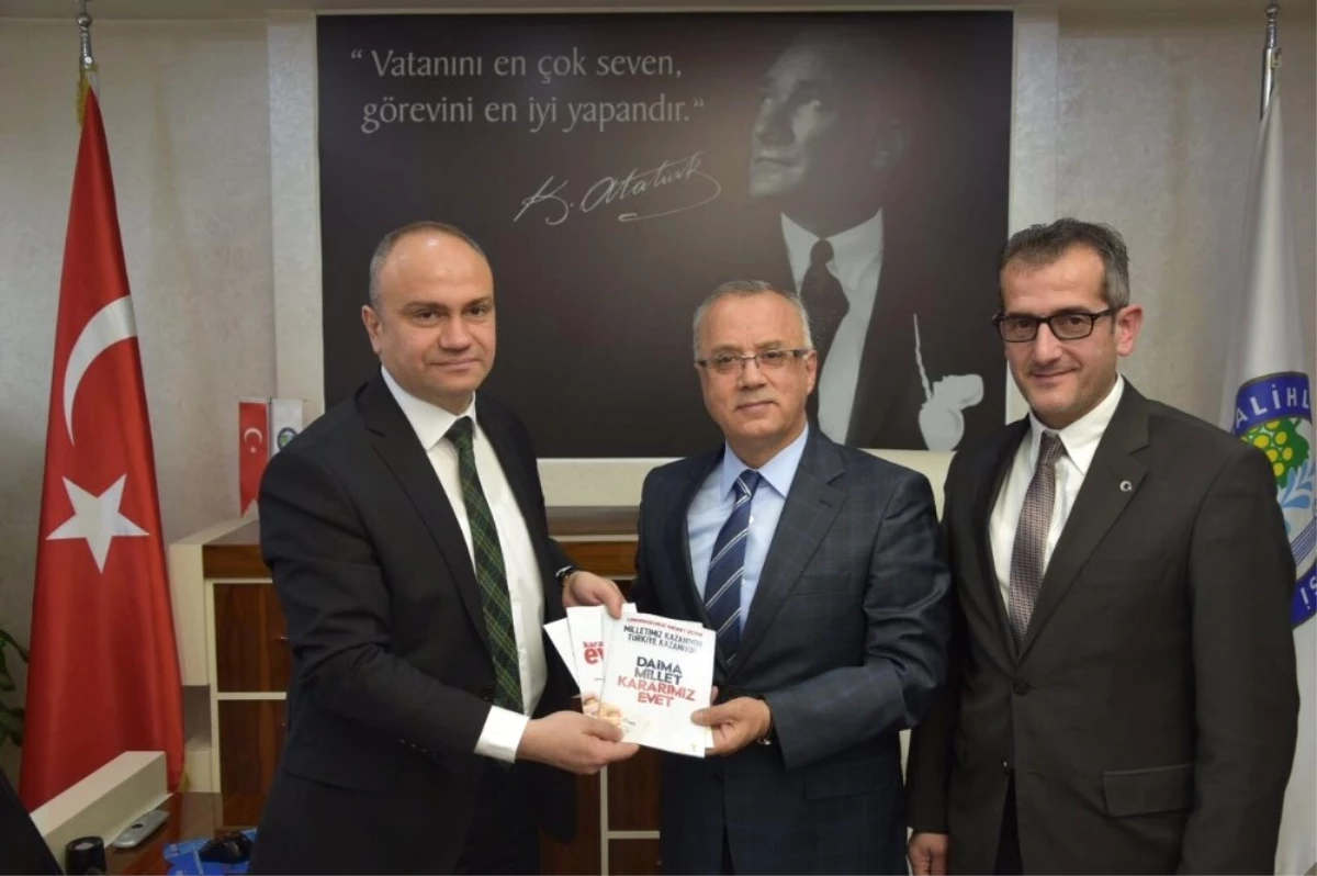 MHP\'li Belediye Başkanı, AK Parti İl Başkanını Ağırladı