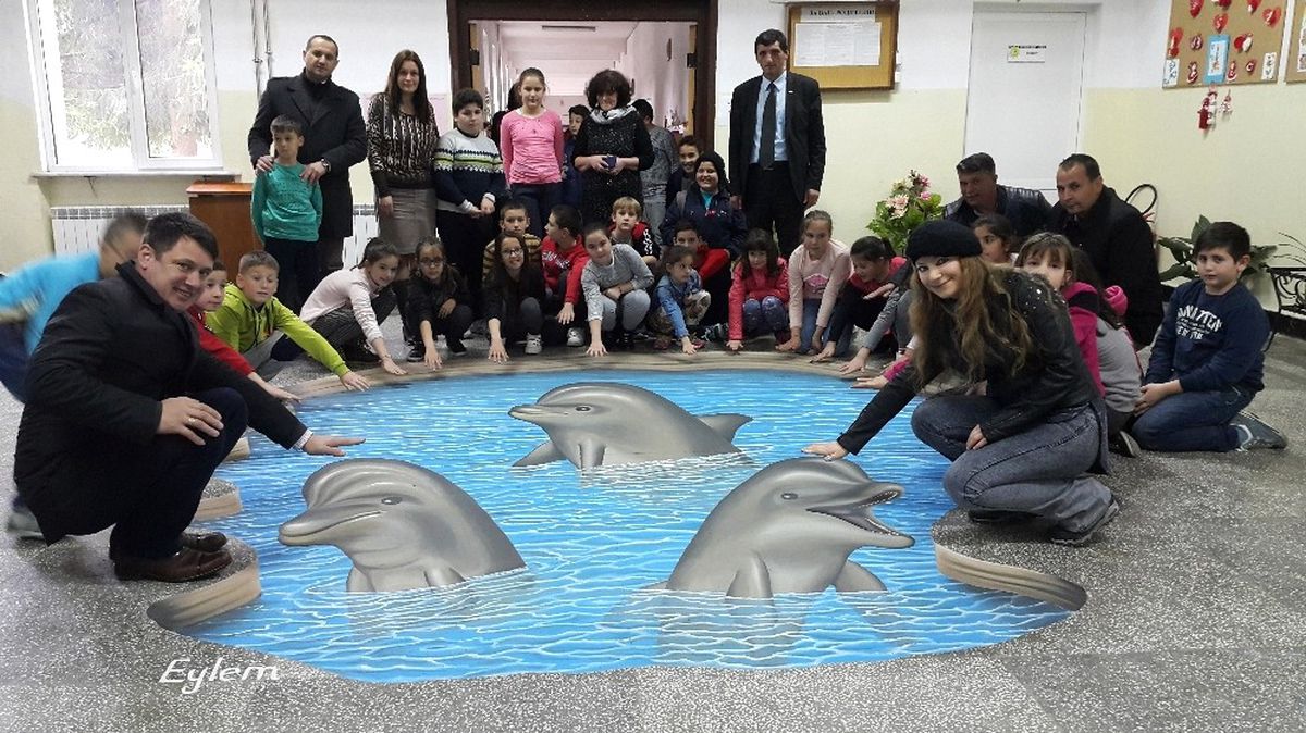 Tekirdağlı Ressamdan Bulgaristan\'da 3d Çalışması