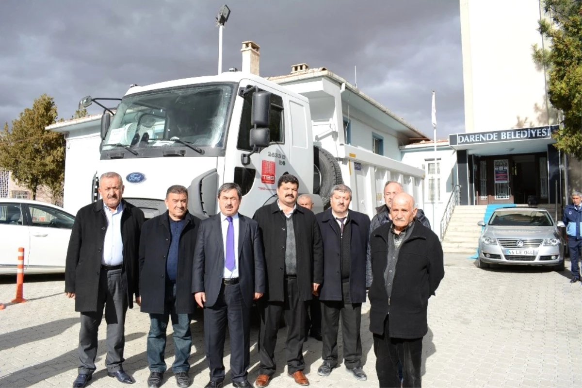 Türkiye Belediyeler Birliği Darende Belediyesine Kamyon Hediye Etti