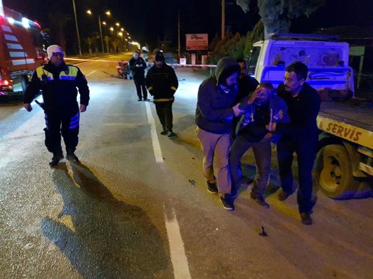 Yoldaki Kaldırım Taşına Çarpan Otomobil Takla Attı, Sürücü Öldü