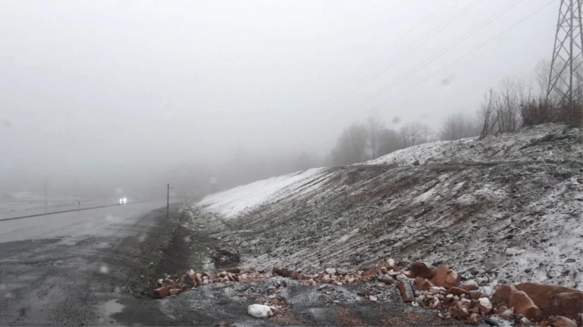 Zonguldak\'ta Yüksek Kesimlere Kar Yağdı