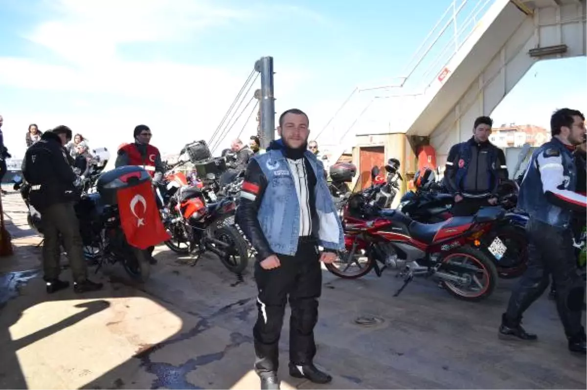 1000 Motosikletli Gelibolu\'dan Geçti