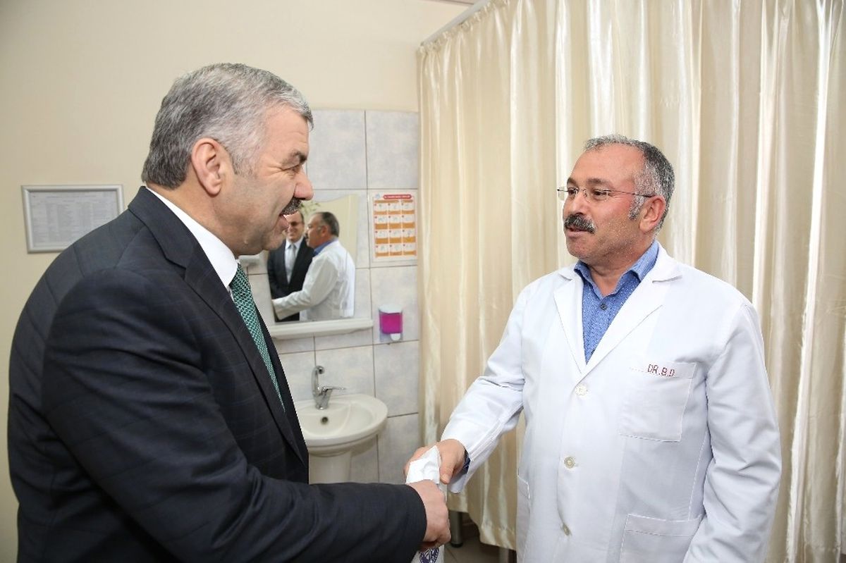 Başkan Çelik\'ten Hastane Ziyareti