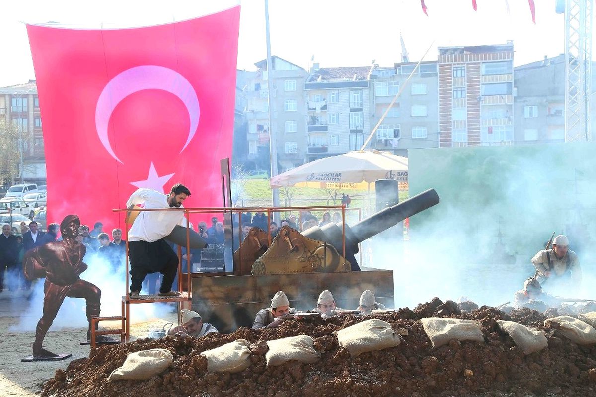Çanakkale Destanı, Bağcılar\'da Yeniden Canlandı