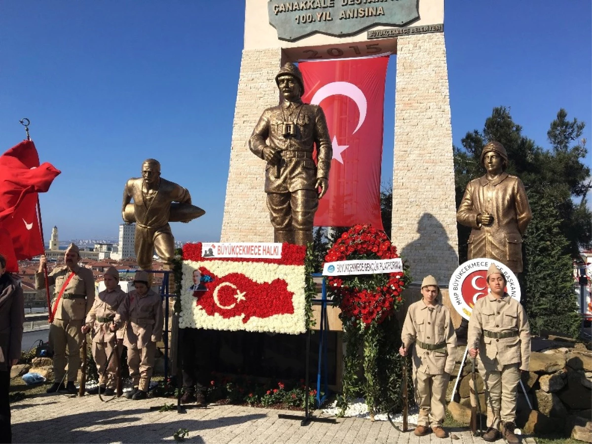 Çanakkale Destanı\'nın Kahramanları Büyükçekmece\'de Anıldı