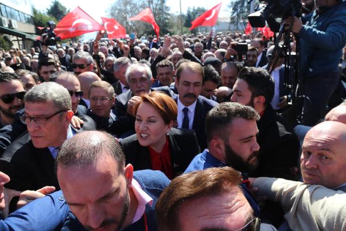 Eski Milletvekili Akşener\'in Konferansında Arbede