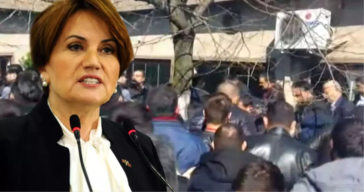 Kocaeli\'de Öfkeli Grup Meral Akşener\'in Toplantısını Bastı